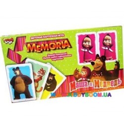 Игра карточная Memoria Маша и Медведь Danko Toys DT G81m